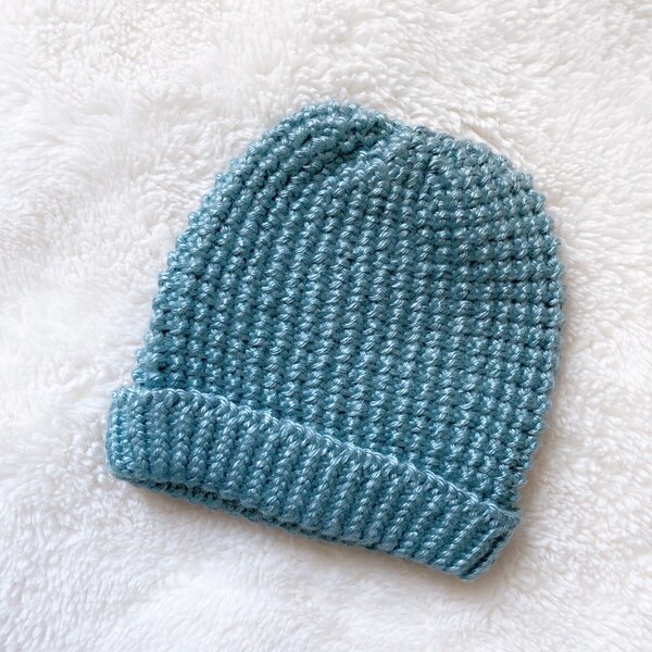 Easy-to-Follow Newborn Baby Hat Knitting Pattern - Ideal for Beginner Knitters - Unique Handmade Baby Shower Gift Idea