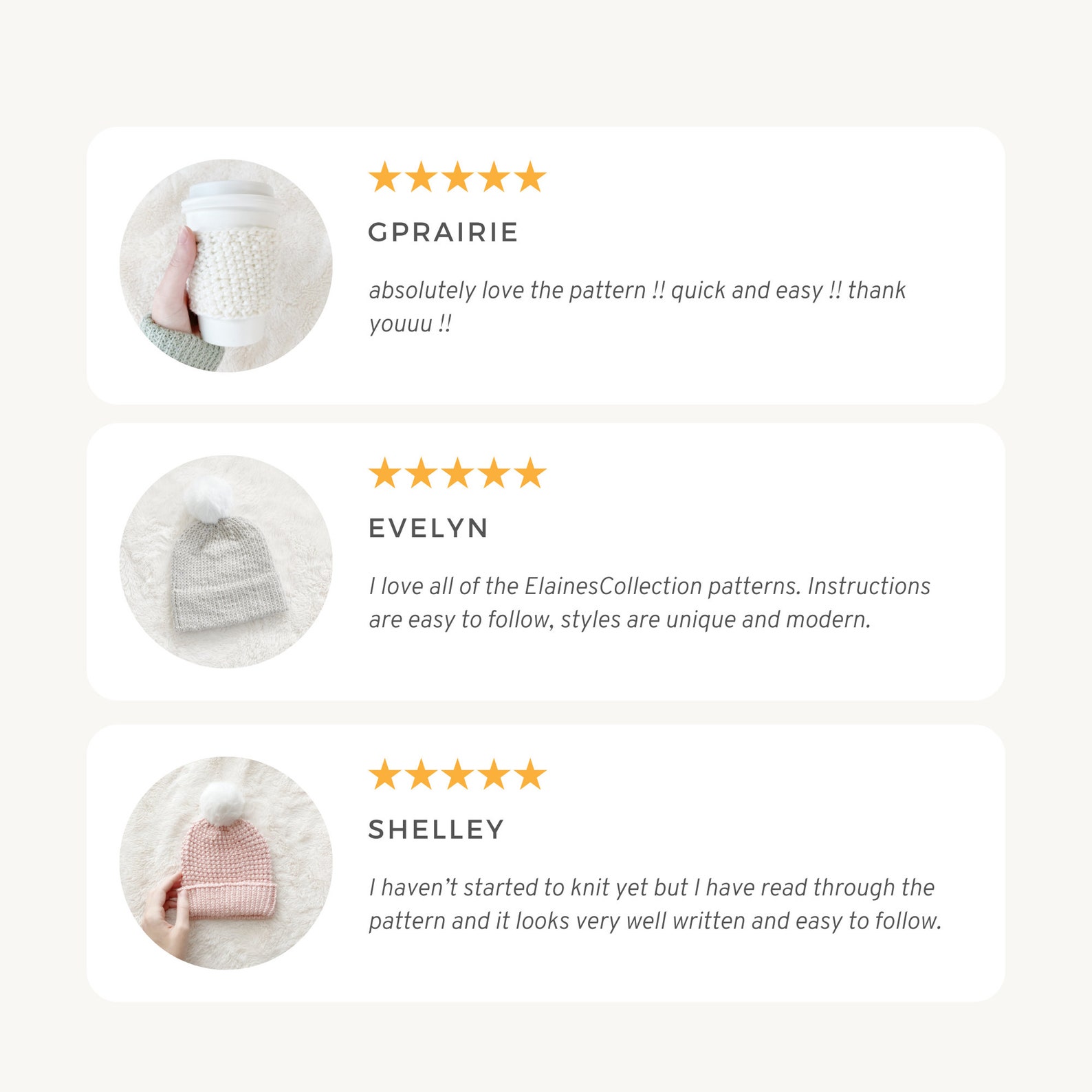 Easy Beginner Baby Hat Knitting Pattern in 3 Sizes: Preemie, Newborn, 3 ...