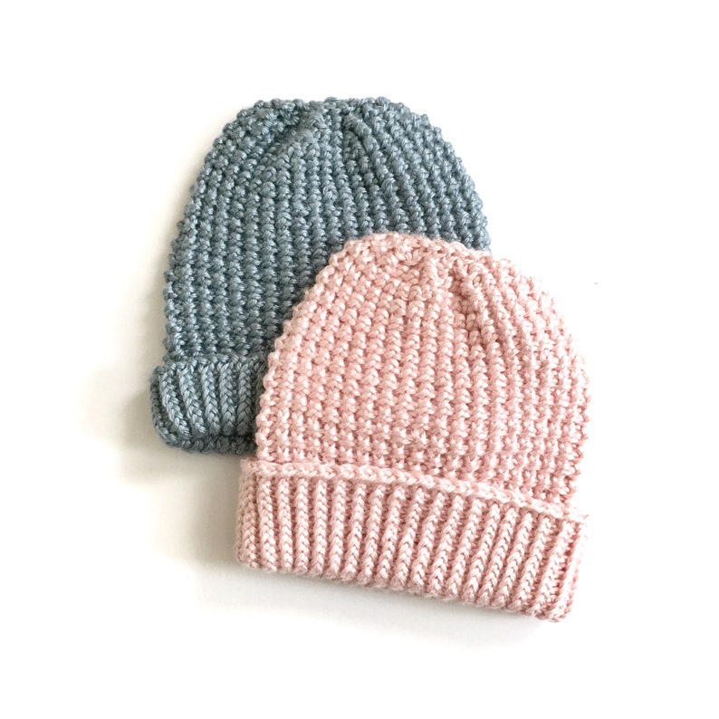 Baby Hat Knitting Pattern, Newborn Knitted Beanie, 1 Shop Bestseller image 5