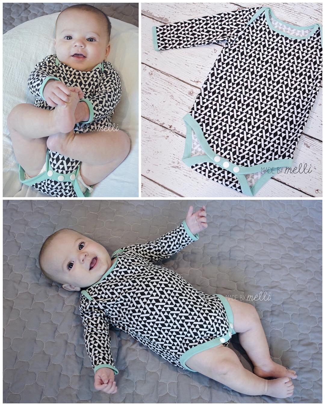 Overlap Bodysuit PDF Pattern fresh Stitch Patterns Onesie - Etsy