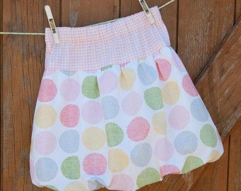 Modello Pdf gonna a palloncino, modello gonna Pdf, modello gonna taglie da 6M a 12 anni