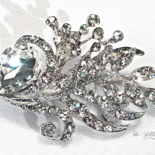 Brooch, Vintage Style, Brooch Bouquet, Rhinestone Brooch, Women's Gift Ideas, Brooches, Crystal Pin, Bridal Jewelry, Wedding Jewelry, Bling