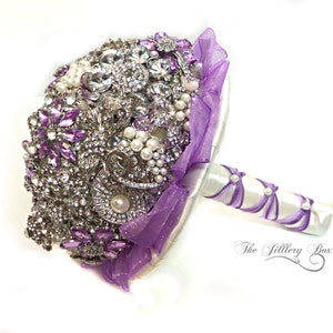 Ready to Ship Brooch Bridal Bouquet, Wedding Bouquet, Brooch Bouquet, Rhinestone Bouquet, Bridesmaid Bouquet, Quinceanera Bouquet
