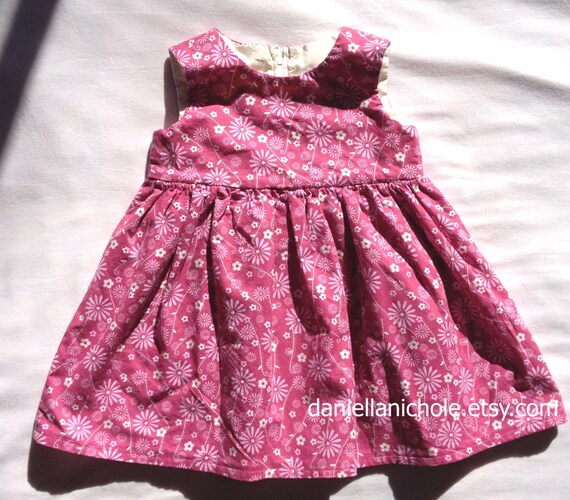 mauve baby dress