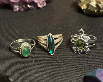 3 statement rings