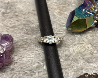 Sterling silver statement ring gifts for her healing crystals boho jewelry ring