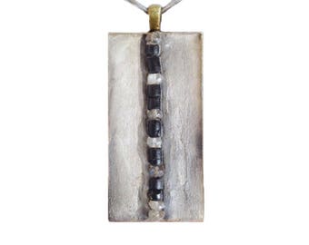 Totem Pendant / Concrete Jewelry / Concrete Pendant / Choker / Choker Necklace