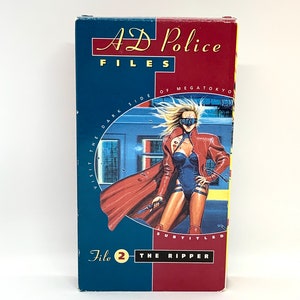 Recycled Vhs Cover Journal Or Notebook A D Police Files The Etsy