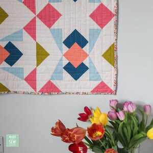 Collider Quilt Pattern, Instant PDF Download Quilt Pattern, Modern ...