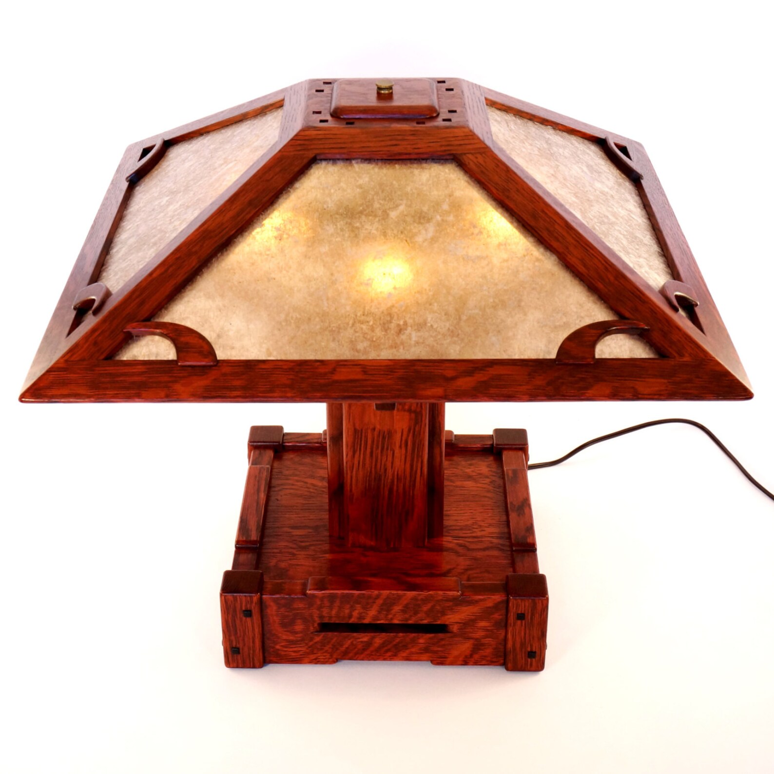 Berkeley Lamp a Large Craftsman Centerpiece Lamp in the Etsy