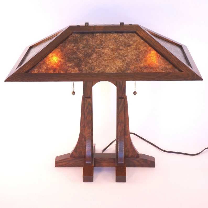 Grand Rapids II Lamp a Craftsman Mica Lamp in Limbert and Etsy