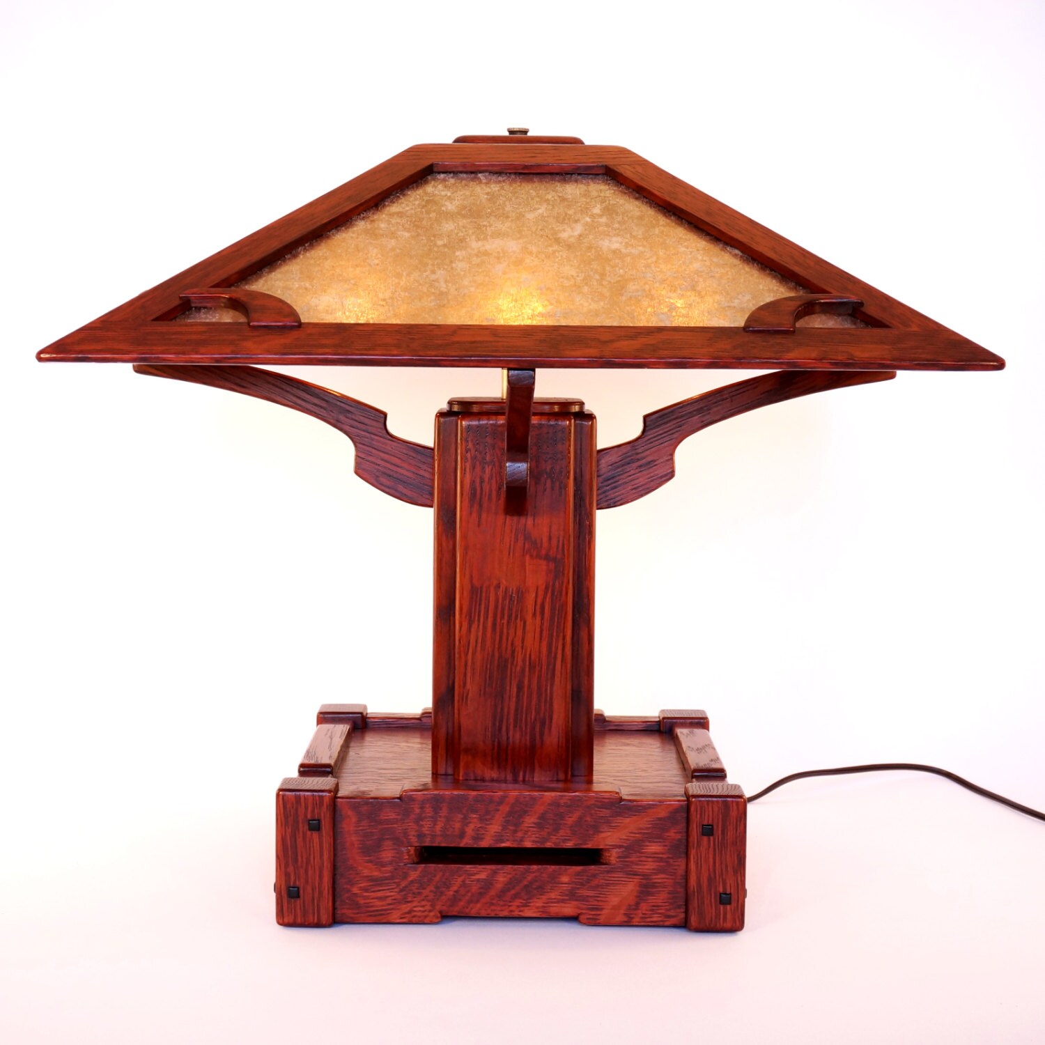 Berkeley Lamp a Large Craftsman Centerpiece Lamp in the Etsy