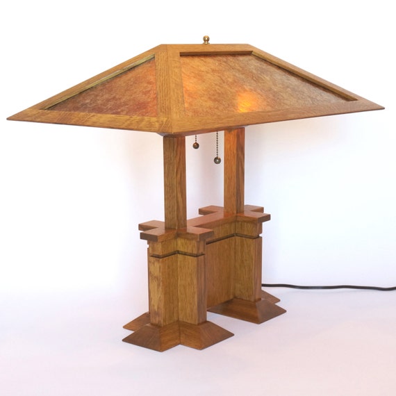Oak Park Lamp A Mission Craftsman Mica Inspired By Oak Park Lamp A Mission Craftsman