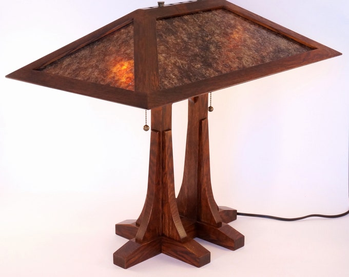 Grand Rapids II Lamp a Craftsman Mica Lamp in Limbert and Etsy