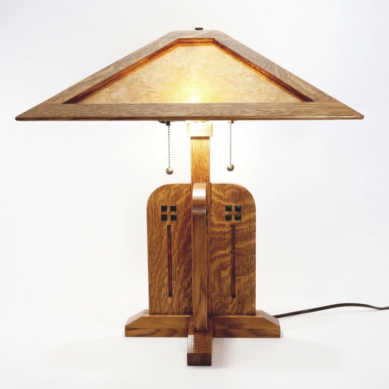 Glasgow Lamp an Arts and Crafts Mica Lamp in the Charles Etsy