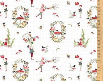 Acufactum - Trésors de la forêt - Coupon de tissu (environ) 45,7 cm x 76,2 cm