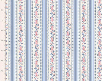 Tilda Stoff - Something Blue Blender - Claramay Blau - Meterware