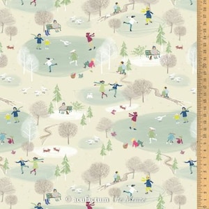 Acufactum - Winter Park - Fat Quarter (approx) 18&quot; x 30&quot;