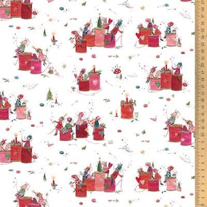 Acufactum - Thread Play Christmas - Fat Quarter (ongeveer) 18 x 30 inch