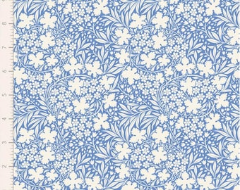 Tilda Stoff - Something Blue - Buschblüten Blau - Meterware