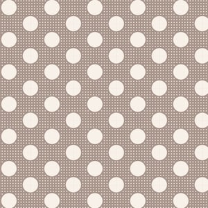 Conceptos básicos de tela Tilda - Puntos medianos Gris - Yardage