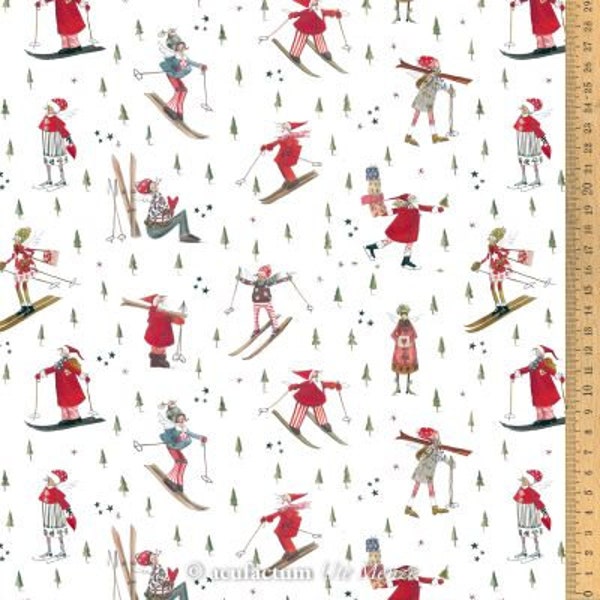Acufactum - Winter Sports - Fat Quarter (approx) 18" x 30"