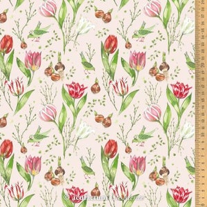 Acufactum - Tulip Time - Fat Quarter (ungefähr) 45 cm x 76 cm