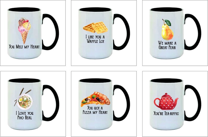 COFFEE MUG Food Pun Mug Love Puns Funny Mug Coffee Tea Etsy