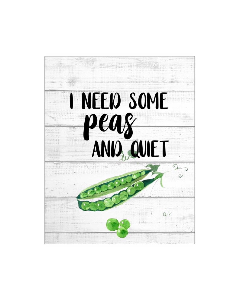 WALL ART PRINTS 8X10 Vegetable Pun Art Funny Food Art Etsy