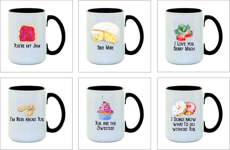 COFFEE MUG Food Pun Mug Love Puns Funny Mug Coffee Etsy