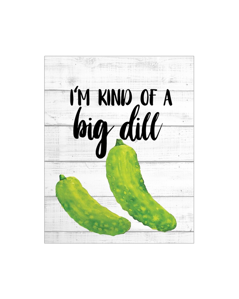 WALL ART PRINTS 8X10 Vegetable Pun Art Funny Food Art Etsy