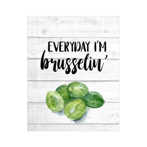 WALL ART PRINTS 8X10 Vegetable Pun Art Funny Food Art Etsy