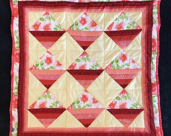 Baby Quilt: Flower Basket