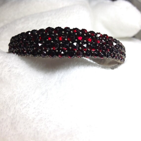 Garnet Bracelet Bohemian Garnet Bracelet Victorian