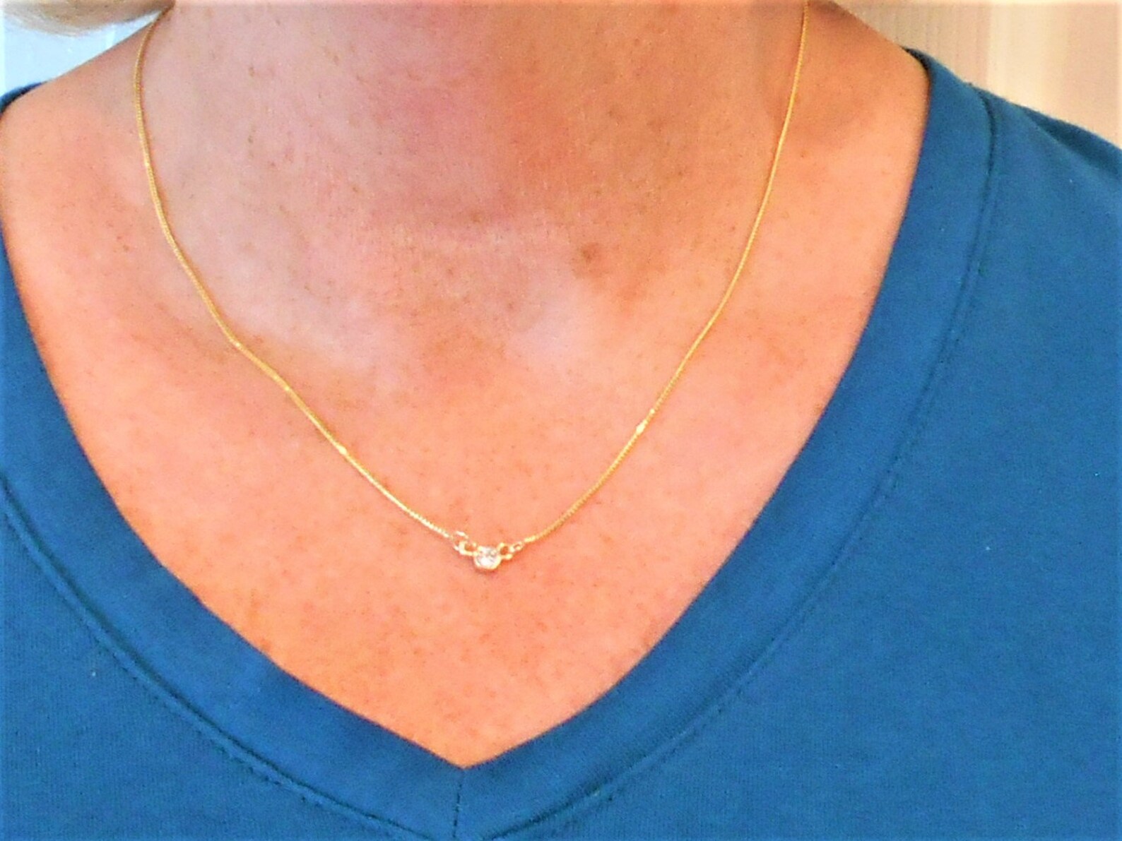 Diamond Necklace Real Diamond Necklace Diamond Necklace Etsy