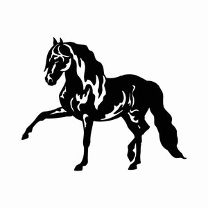 Andalusian Horse Vinyl Decal Sticker