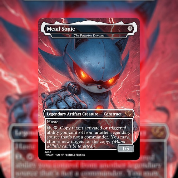Metal Sonic | Custom Alt Art Card - Etsy