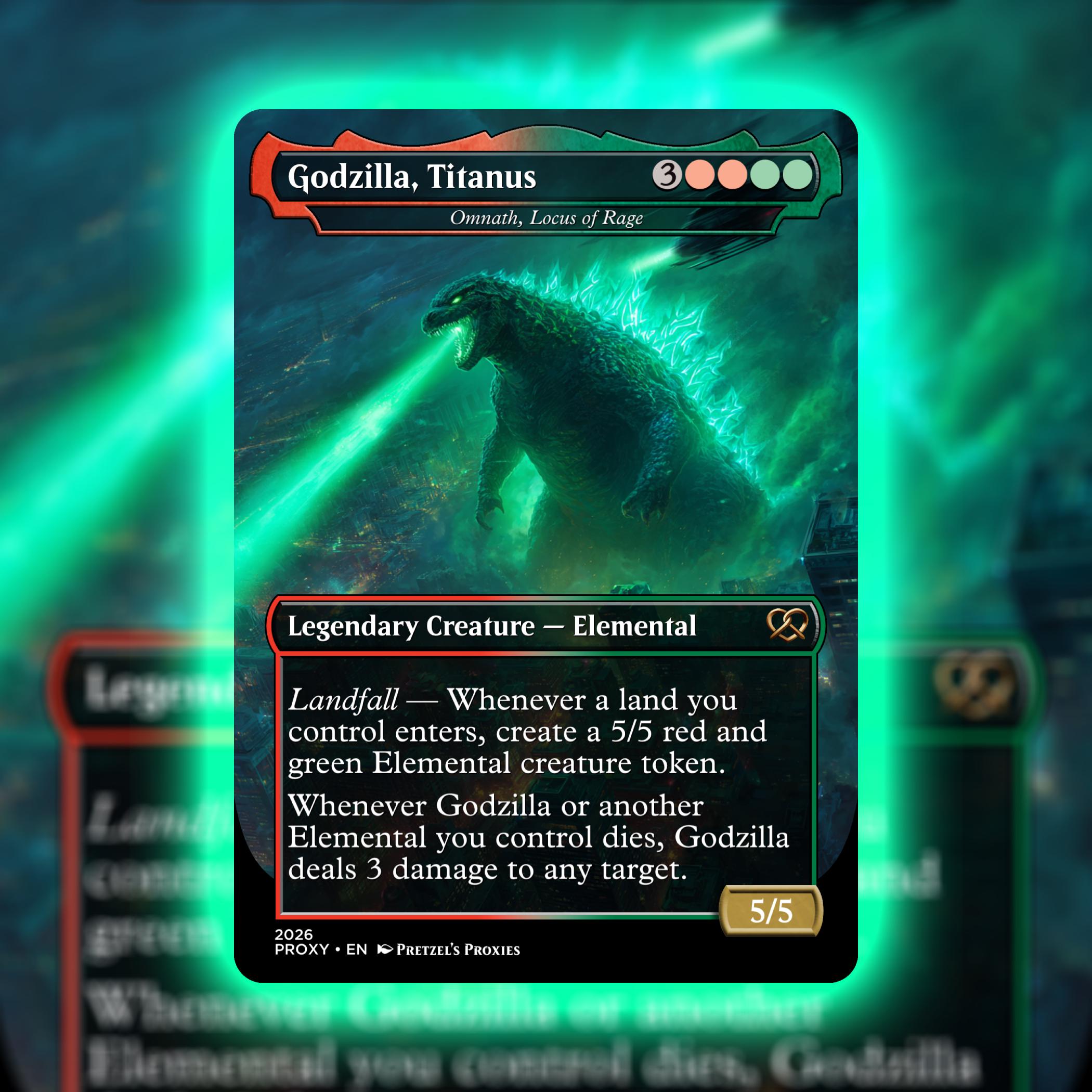 Mtg Proxy Godzilla - Etsy Mtg Proxy Godzilla - Etsy