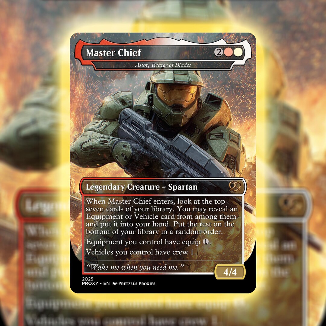 Master Chief | Astor | Custom Alt Art Card - Etsy