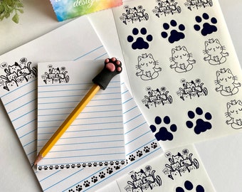 Cat Notepad, Teacher Appreciation Gift Custom, Teacher Gift, Thank You Gift