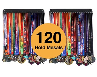 Medal Hanger Awards Holder Display Rack for Sports Medals Hanger Holder Race Medal Display Holder Running    (2Pcs)