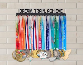 Custom Medal Holder, Running Medal Display, Gift for her