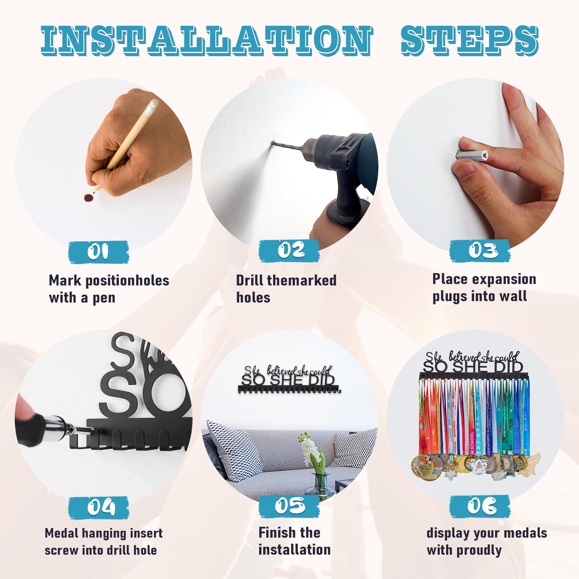 Medal Holder Medal Hanger Display Rack Sports