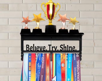 Custom Medal Holder, Running Medal Display, Gift for her