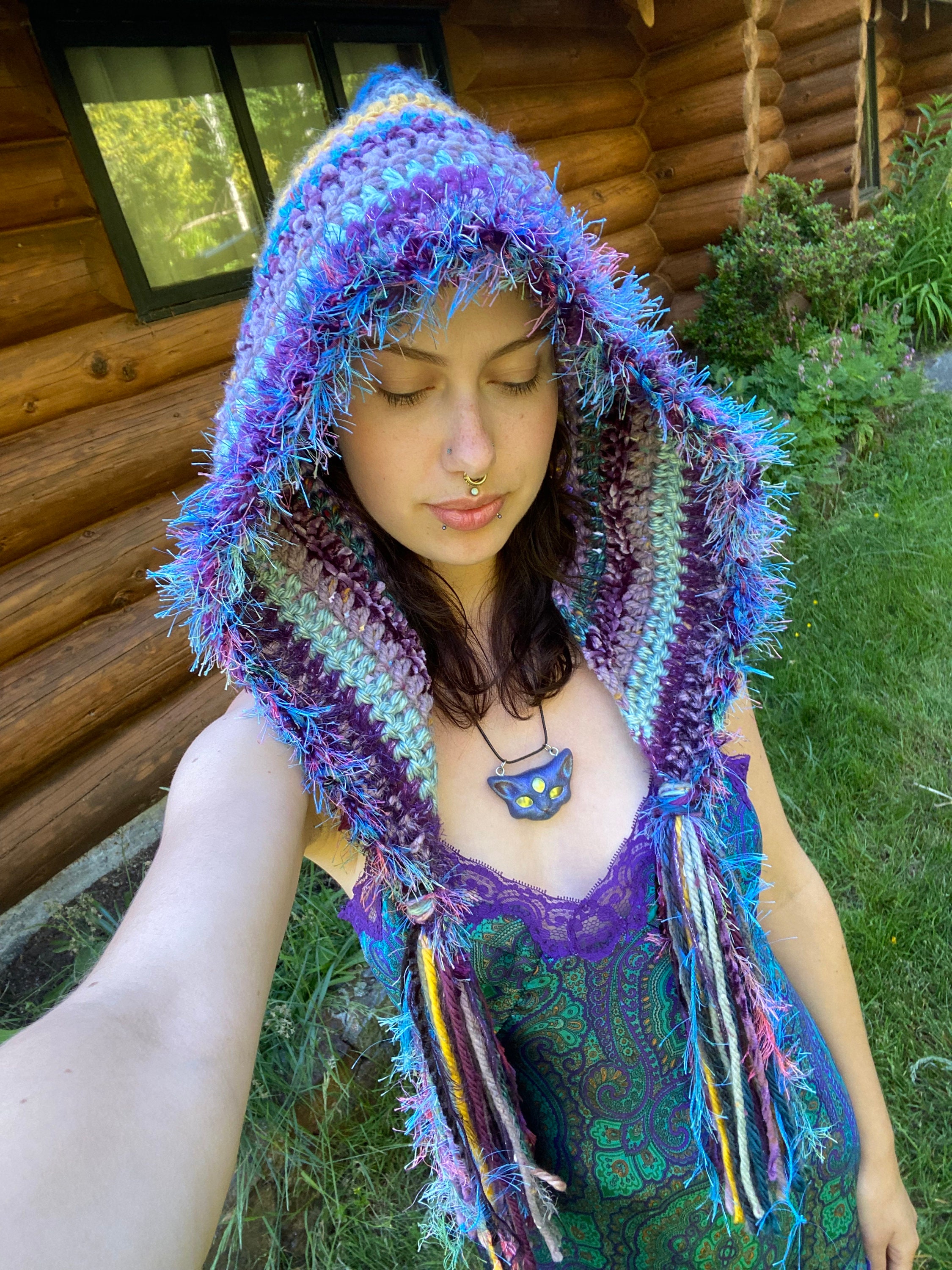 Crochet Rave Hood 