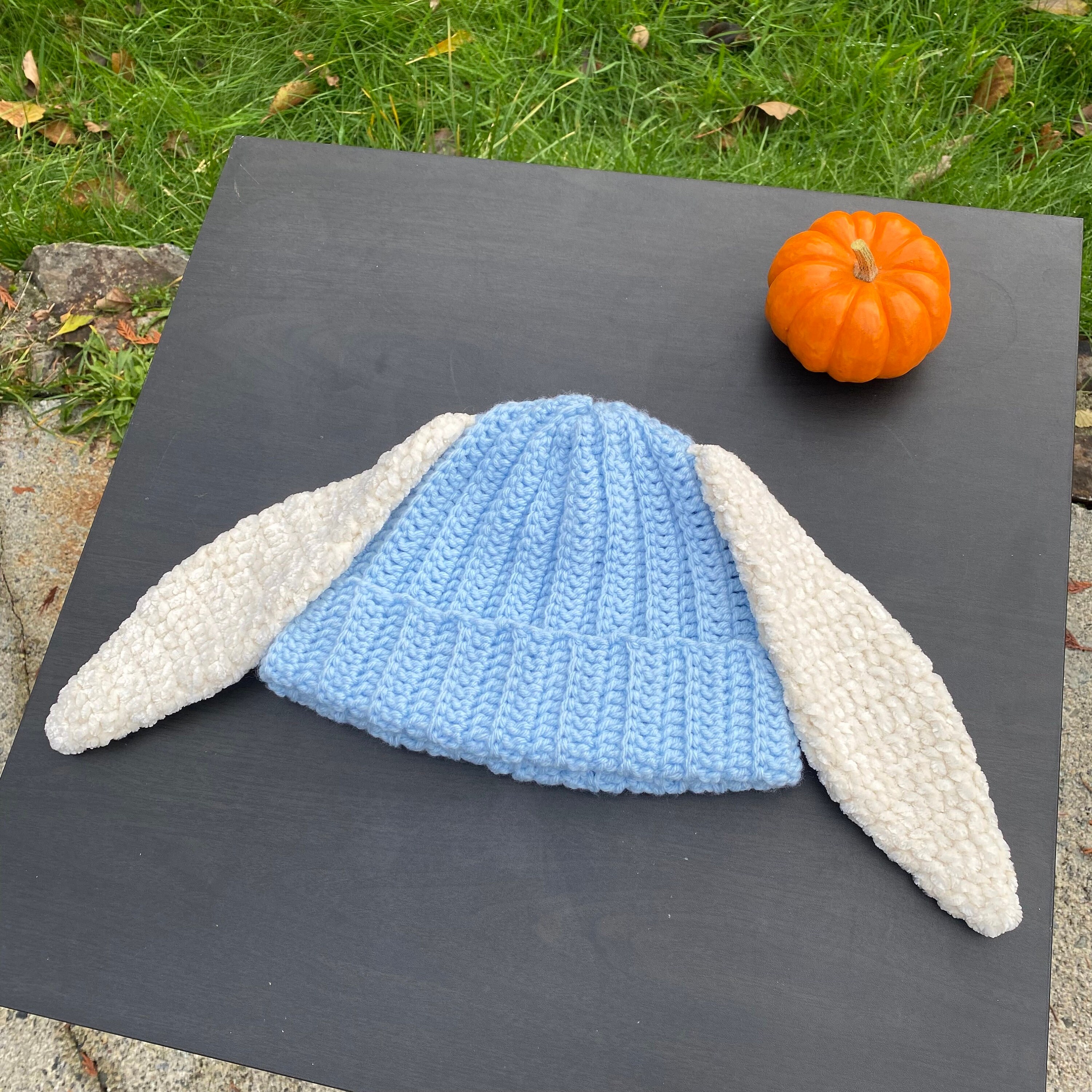 Prix Workshop Blue Bunny Beanie HYPLAND BUNNY BEANIE (BLUE CHECKER) – Hypland main image 2