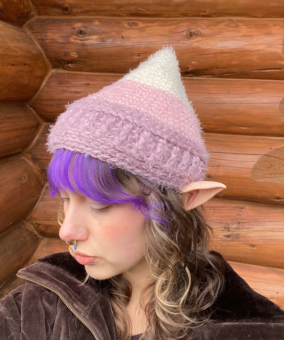 Purple fisherman beanie clearance