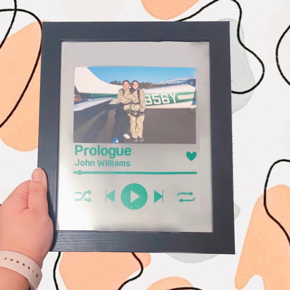 Custom Song Frame Custom Music Frame Song Plaque Etsy