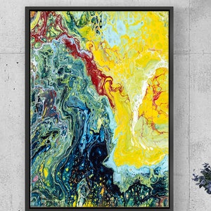 ABSTRACT CANVAS Art Painting- Abstract Yellow Painting-Abstract Art Print- Abstract Painting Canvas-Abstract Wall Decor-Abstract Painting