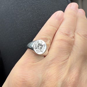 Coat of Arms Family Crest Ring, Customized Jewelry, Personalized Ring, Signet Ring, special Engraving, Pinky Sterling Silver 925 ring.